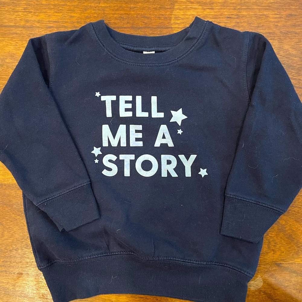 Tell Me A Story toddler sweater - size 3T